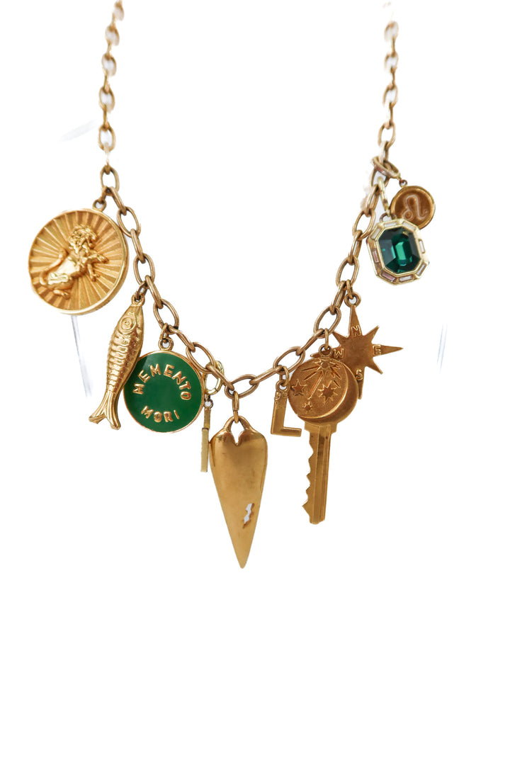 Hart gold charm necklace (retail $790)