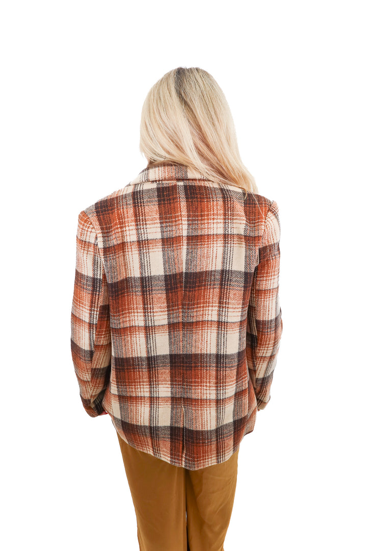 vici wool flannel blazer (m; retail $78)
