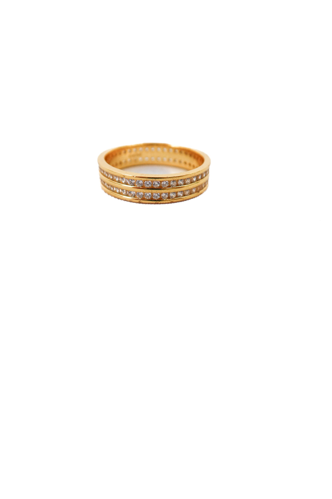 double stack gold ring