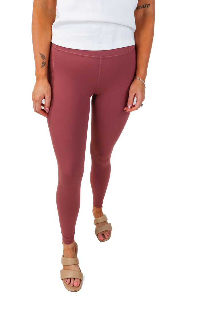 athleta mauve leggings (xs; retail $99)