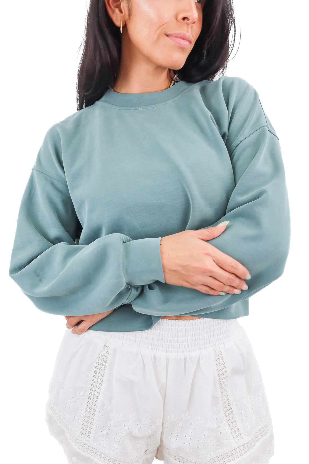 Lululemon sage green pullover sweater (S)