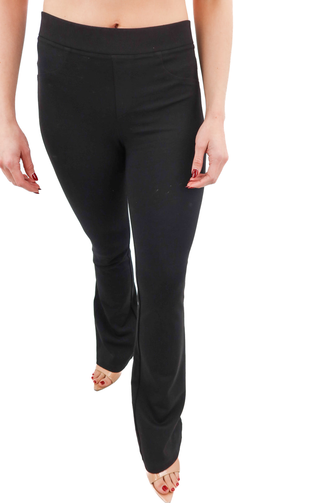 hale bob black wide leg pants (S)