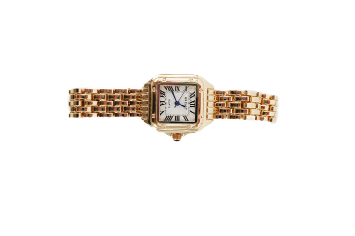 grealy gold square watch