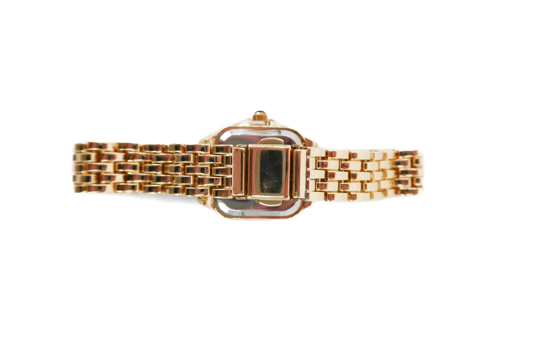 grealy gold square watch