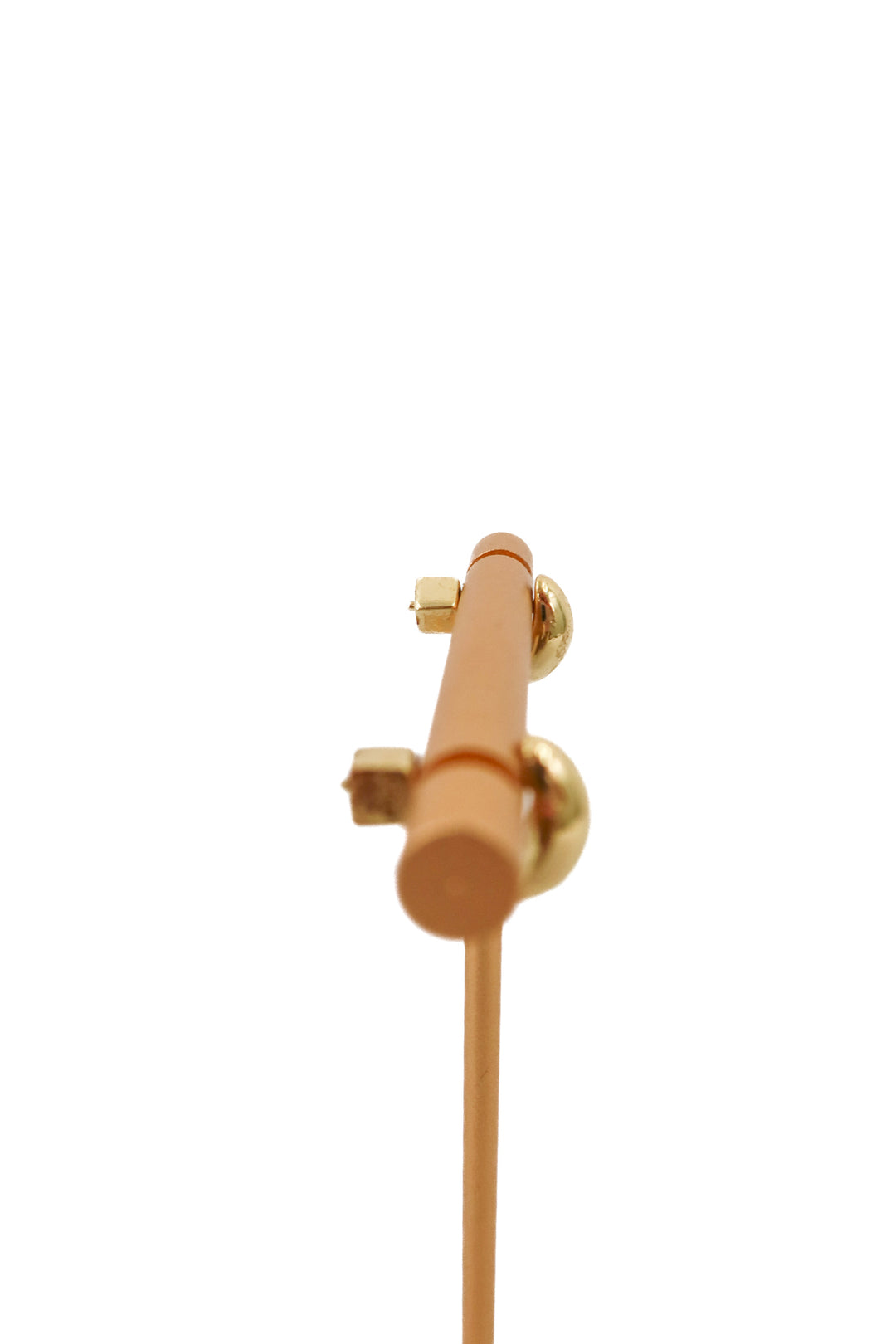 tiny gold droplet earring
