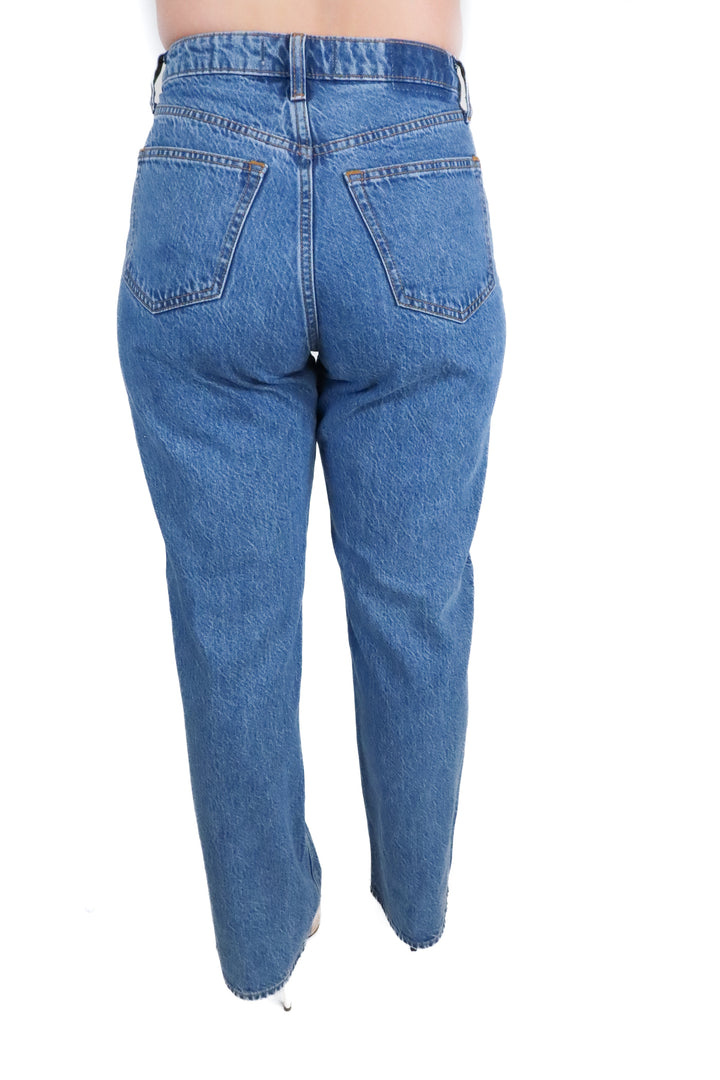 abercrombie & fitch the loose high rise medium wash jeans NWT (26/2r)