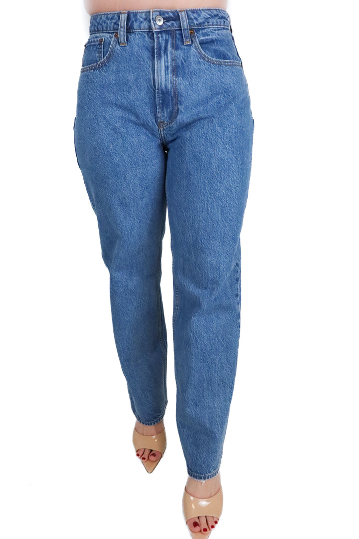 abercrombie & fitch the loose high rise medium wash jeans NWT (26/2r)