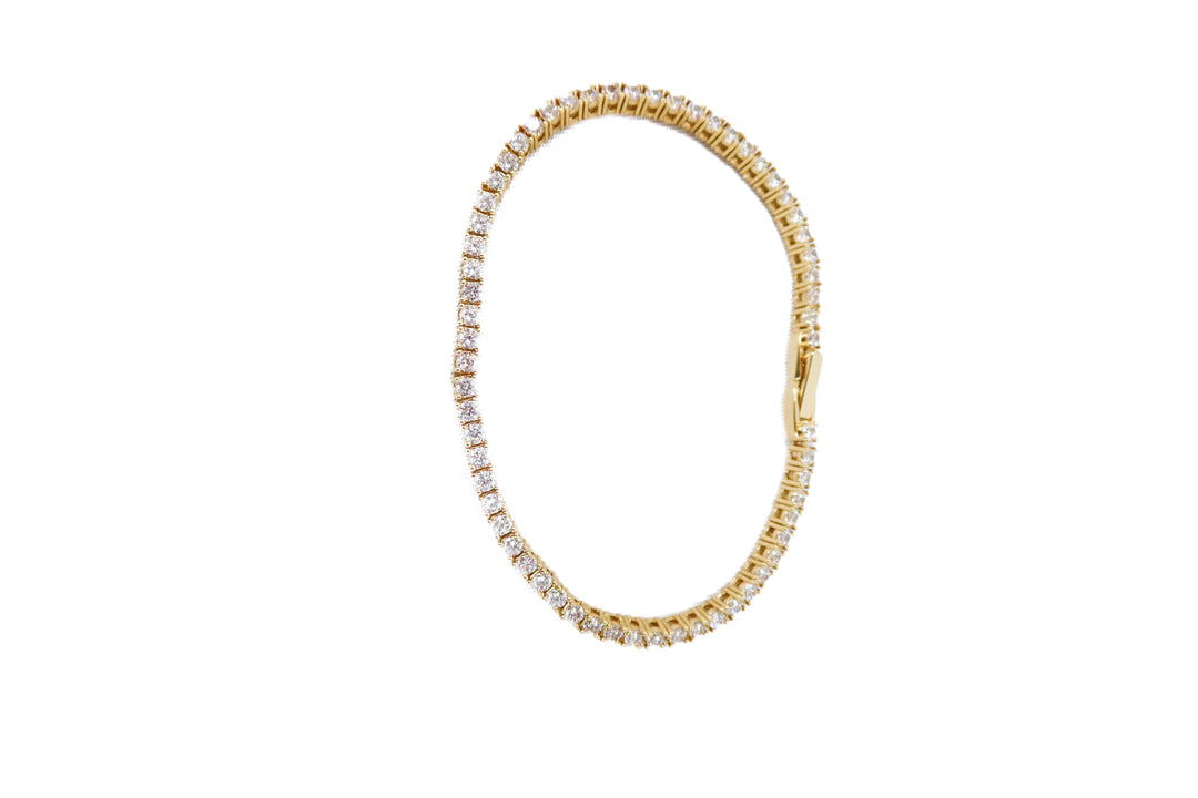 gold square diamond bracelet