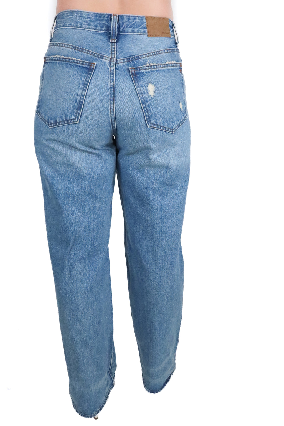 Madewell curvy low-slung baggy light wash denim NWT (25; retail $128)