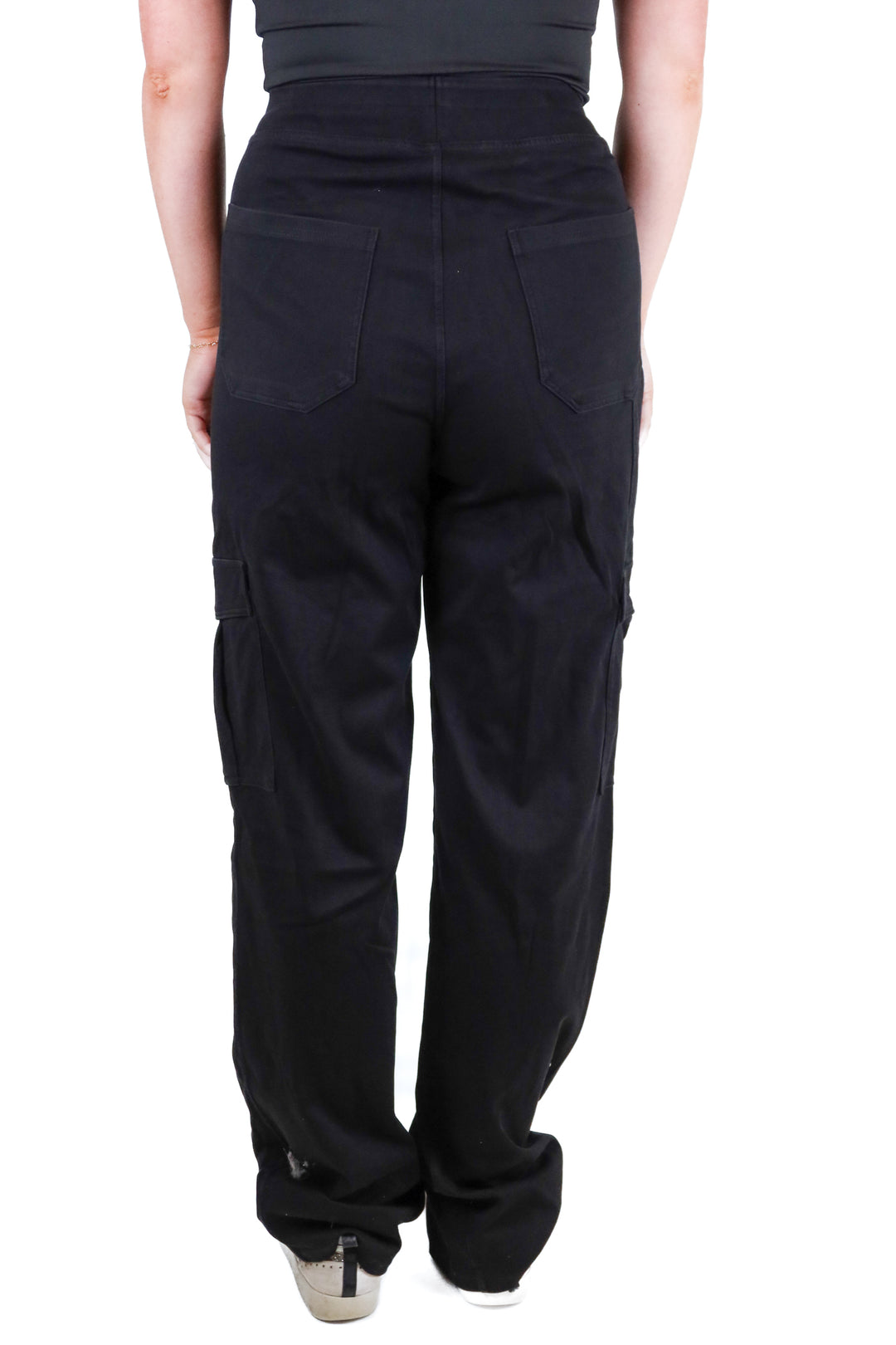 halara black pull on cargo pants NWT (S; retail $59.95)