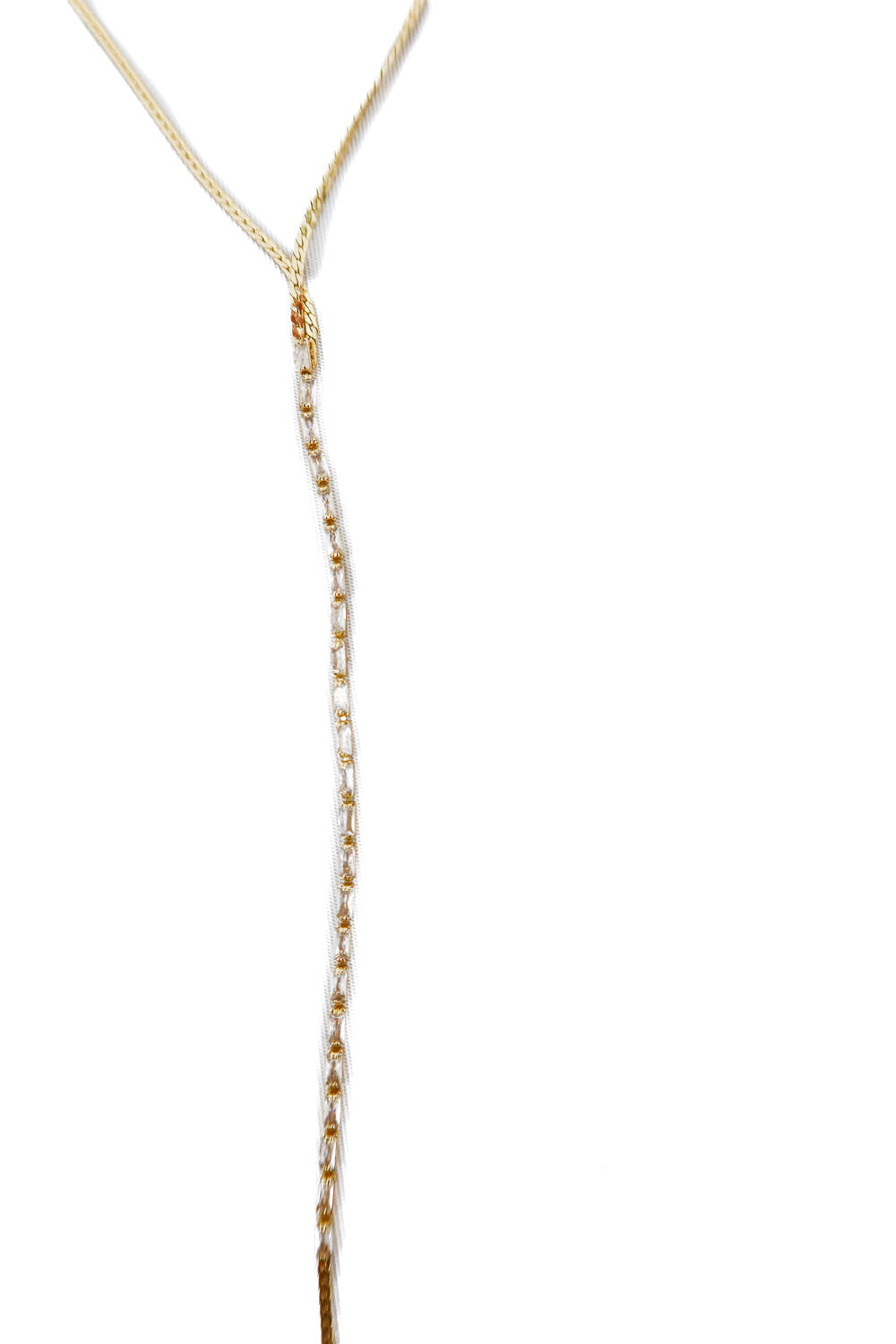 tiny gold layered necklace (retail $198)