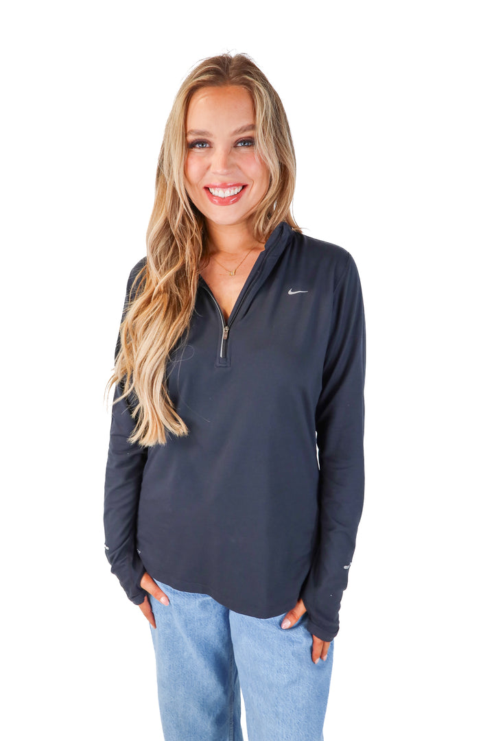 SOLD: nike running quarter zip (L; retail $70)