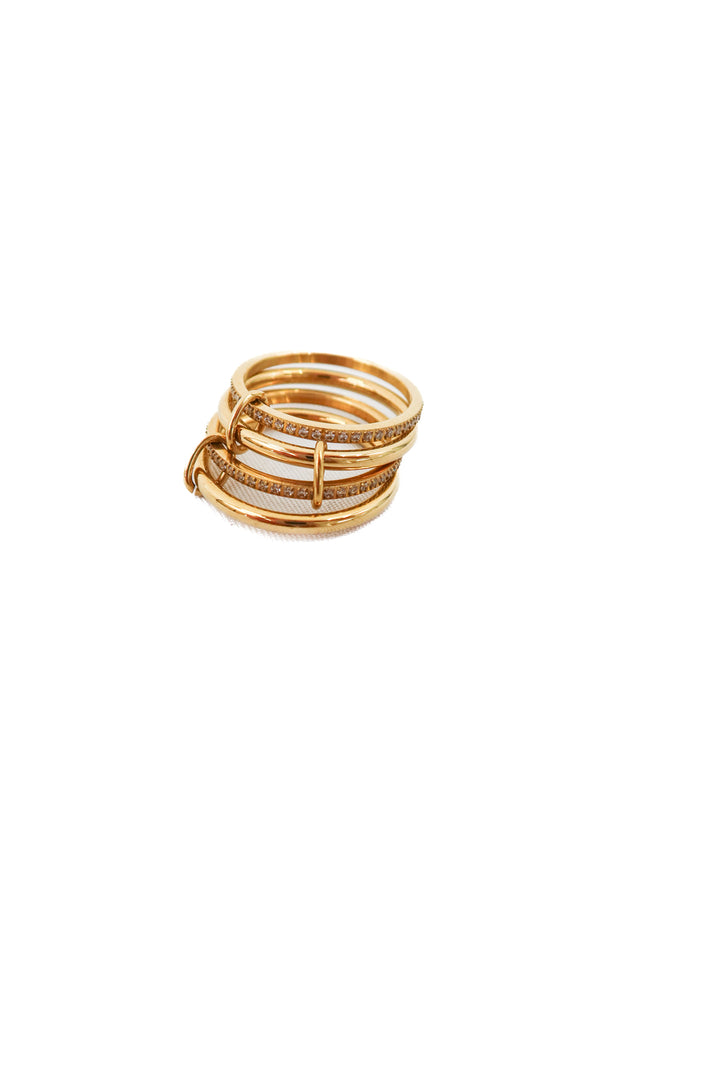 gold ring stack