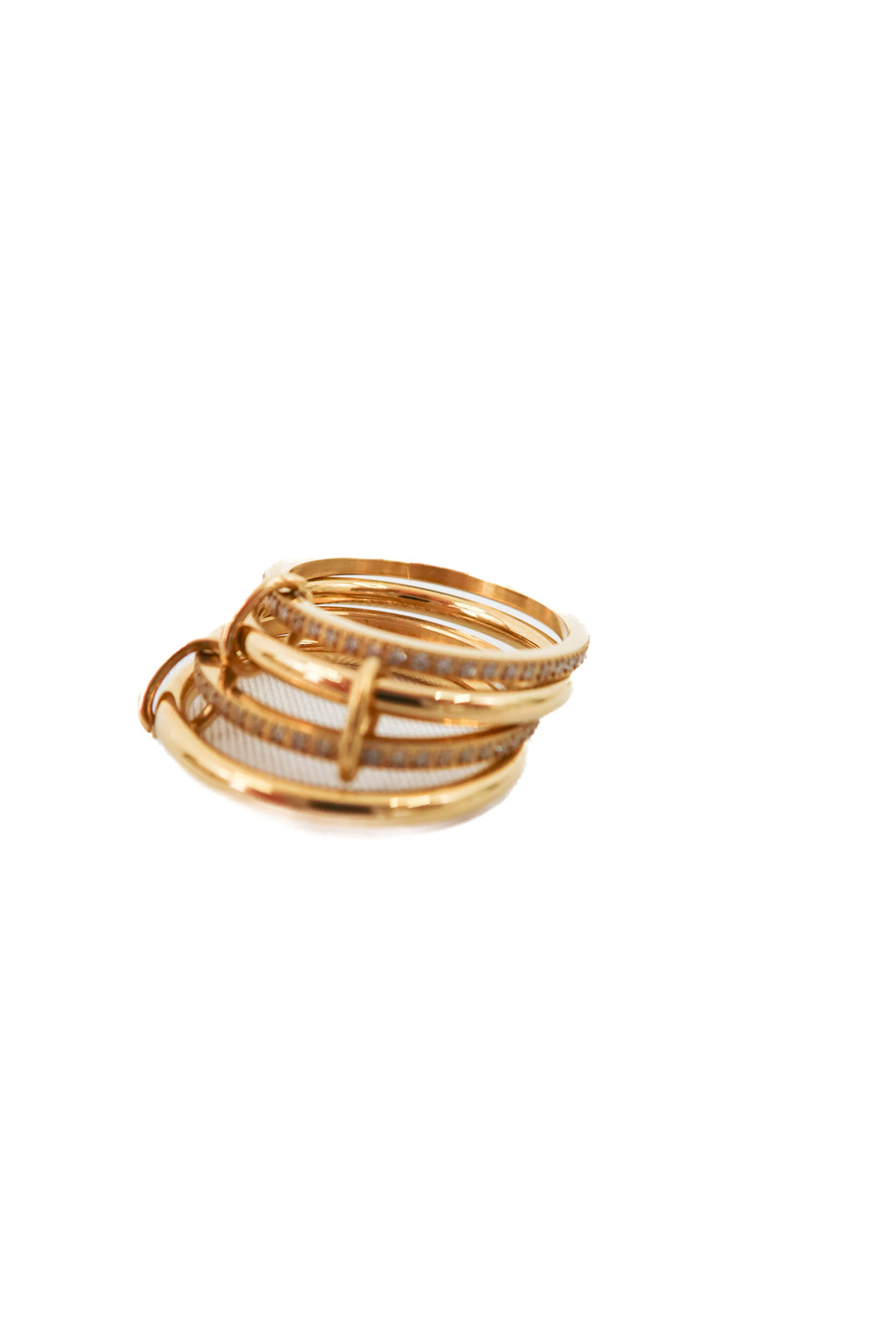 gold ring stack