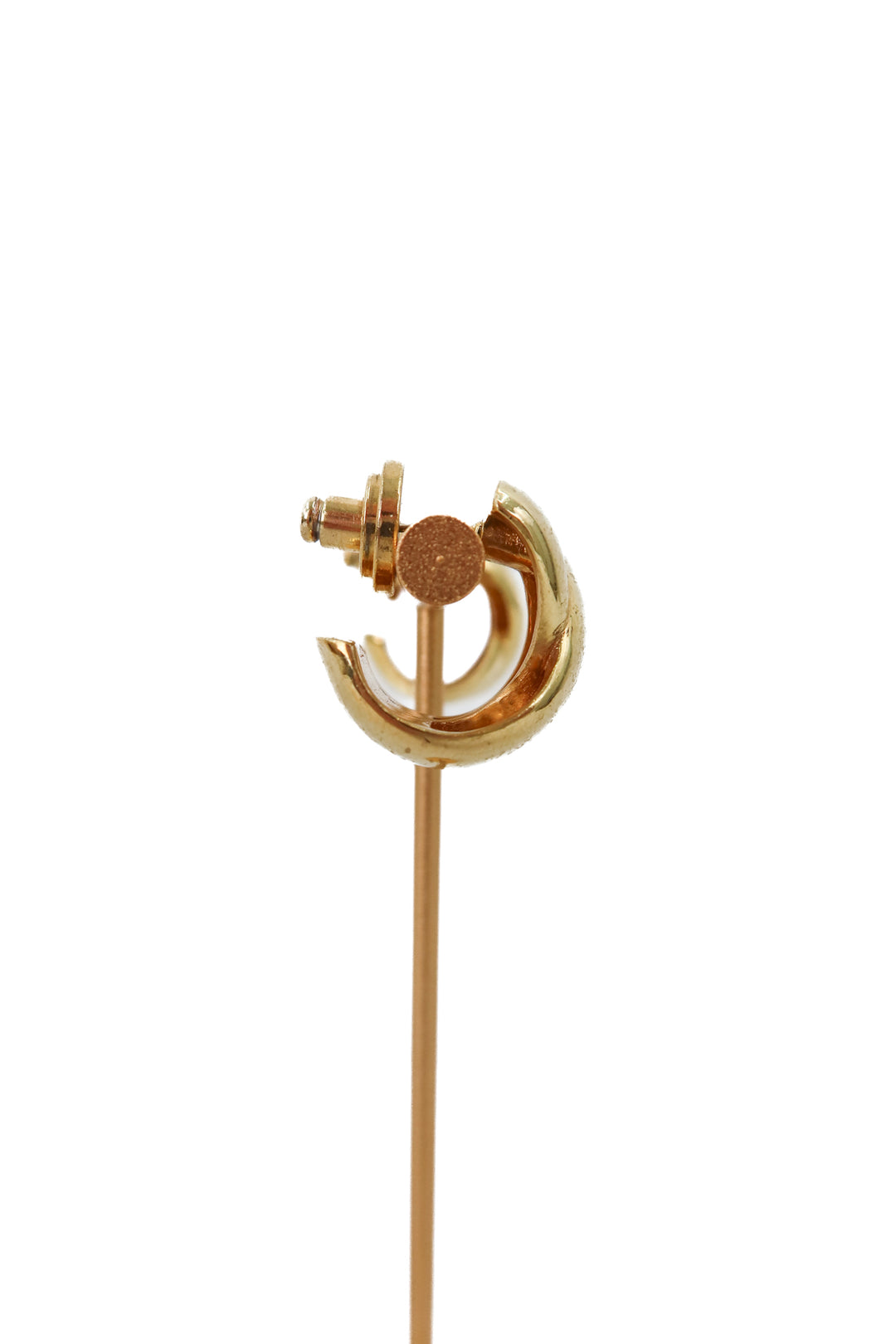 gold crossed earrings