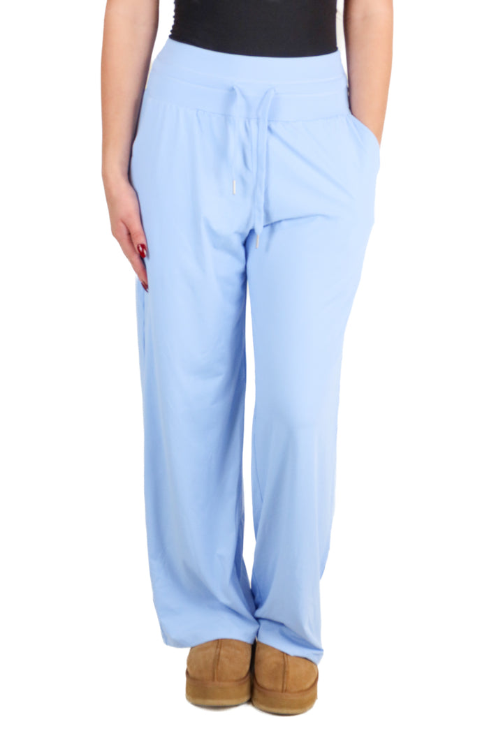 halara baby blue wide leg lounge pants NWT (S; retail $44.95)