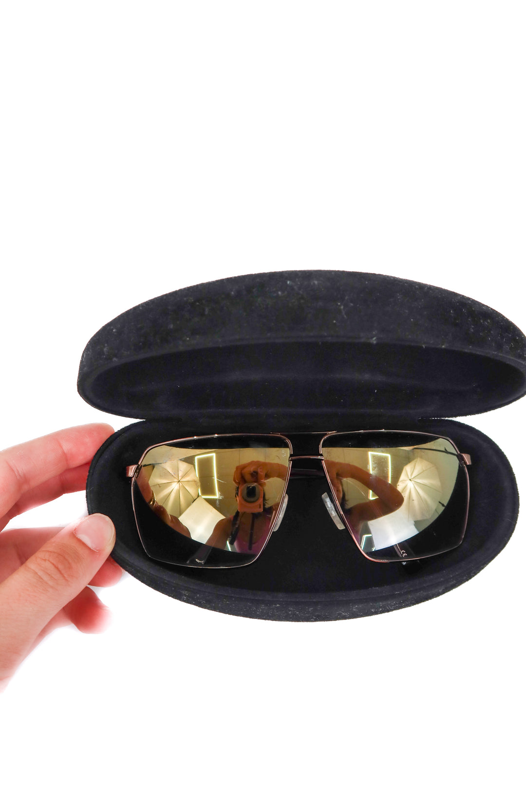 see bronze square sunglasses