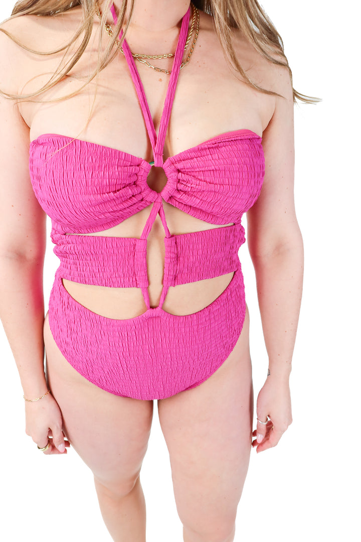 abercrombie & fitch purple swimsuit NWT (M; retails $80)