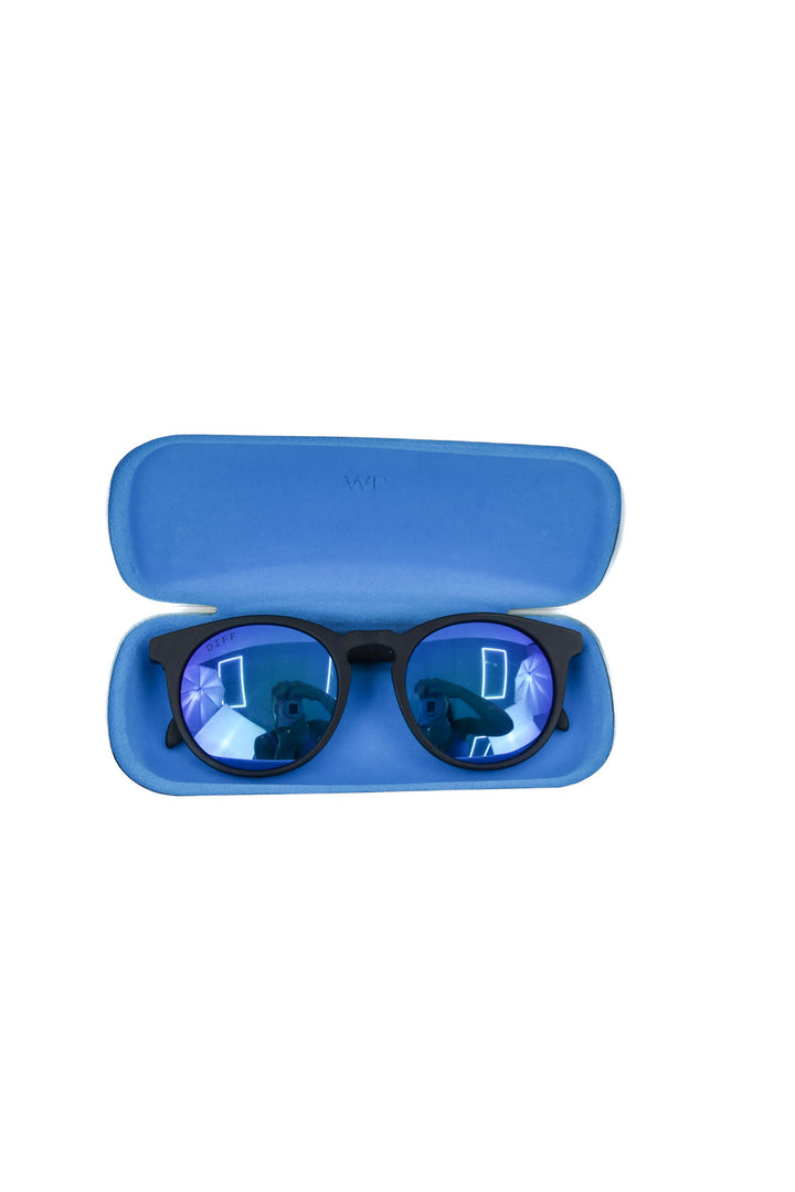 warby parker black/blue sunglasses