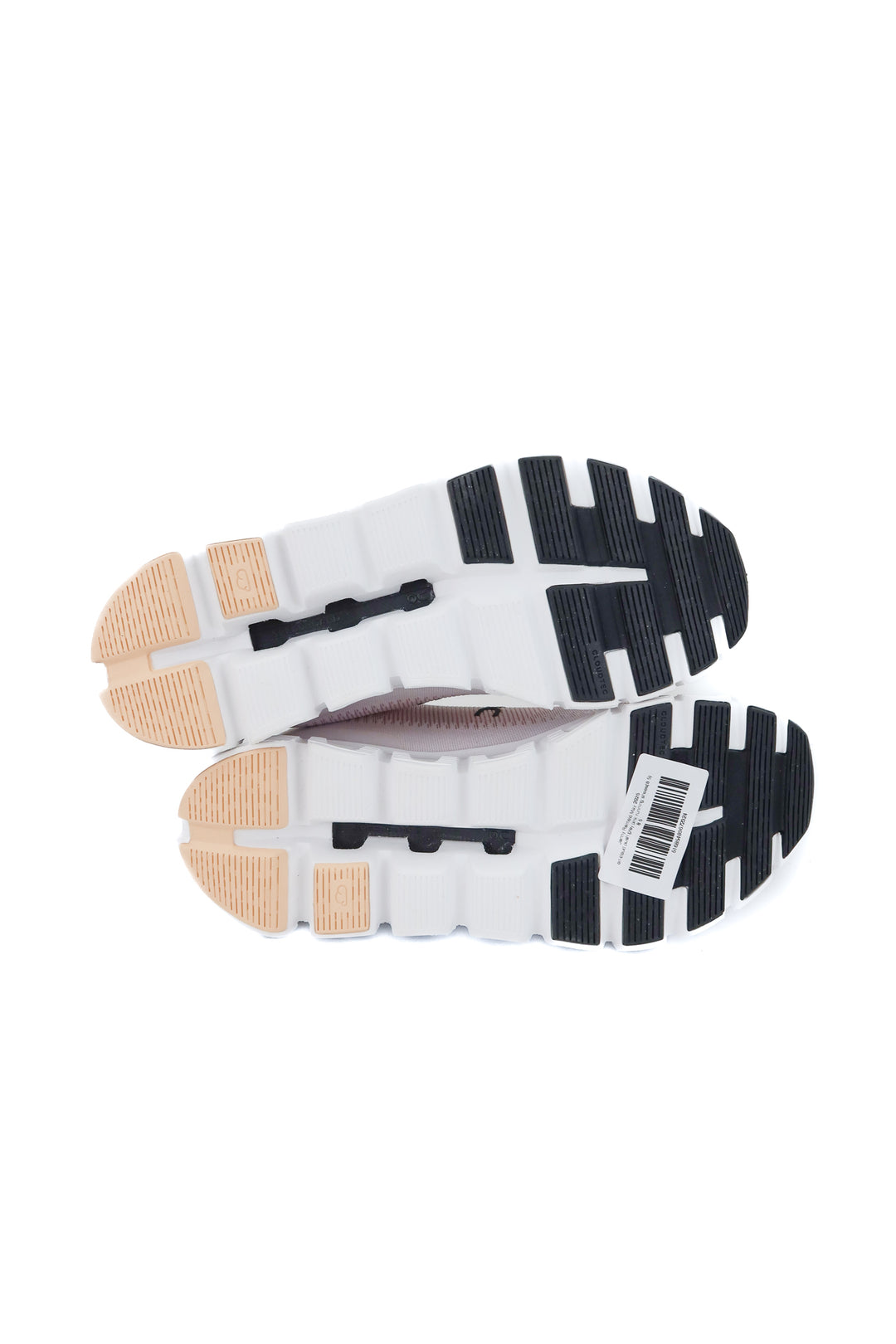 on cloud push grey pink running shoes(8.5)