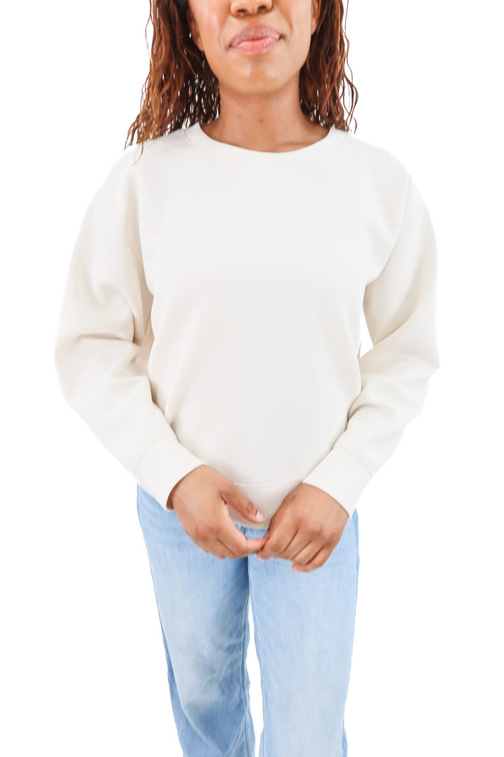 a new day cream long sleeve top (m)