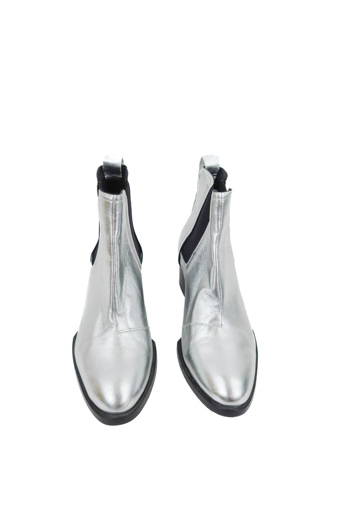 rag & bone silver booties (37)