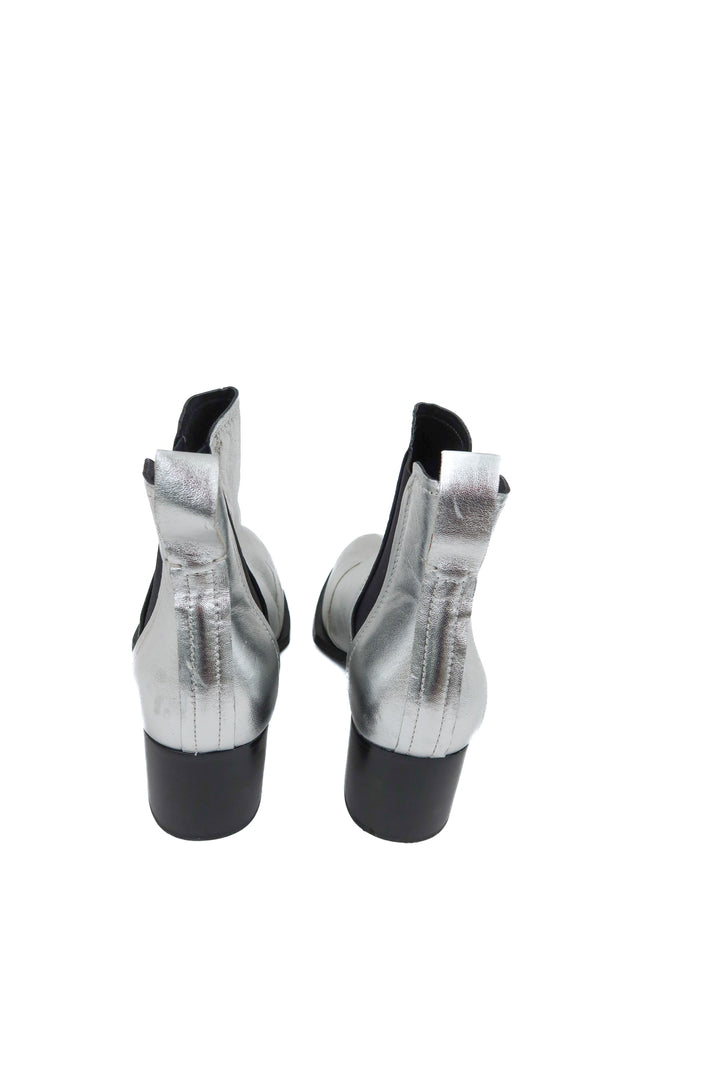 rag & bone silver booties (37)