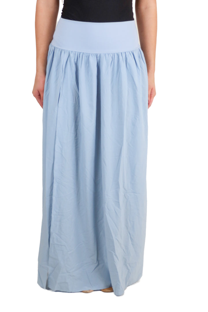 halara baby blue wrap maxi skirt NWT (S; retail $39.95)