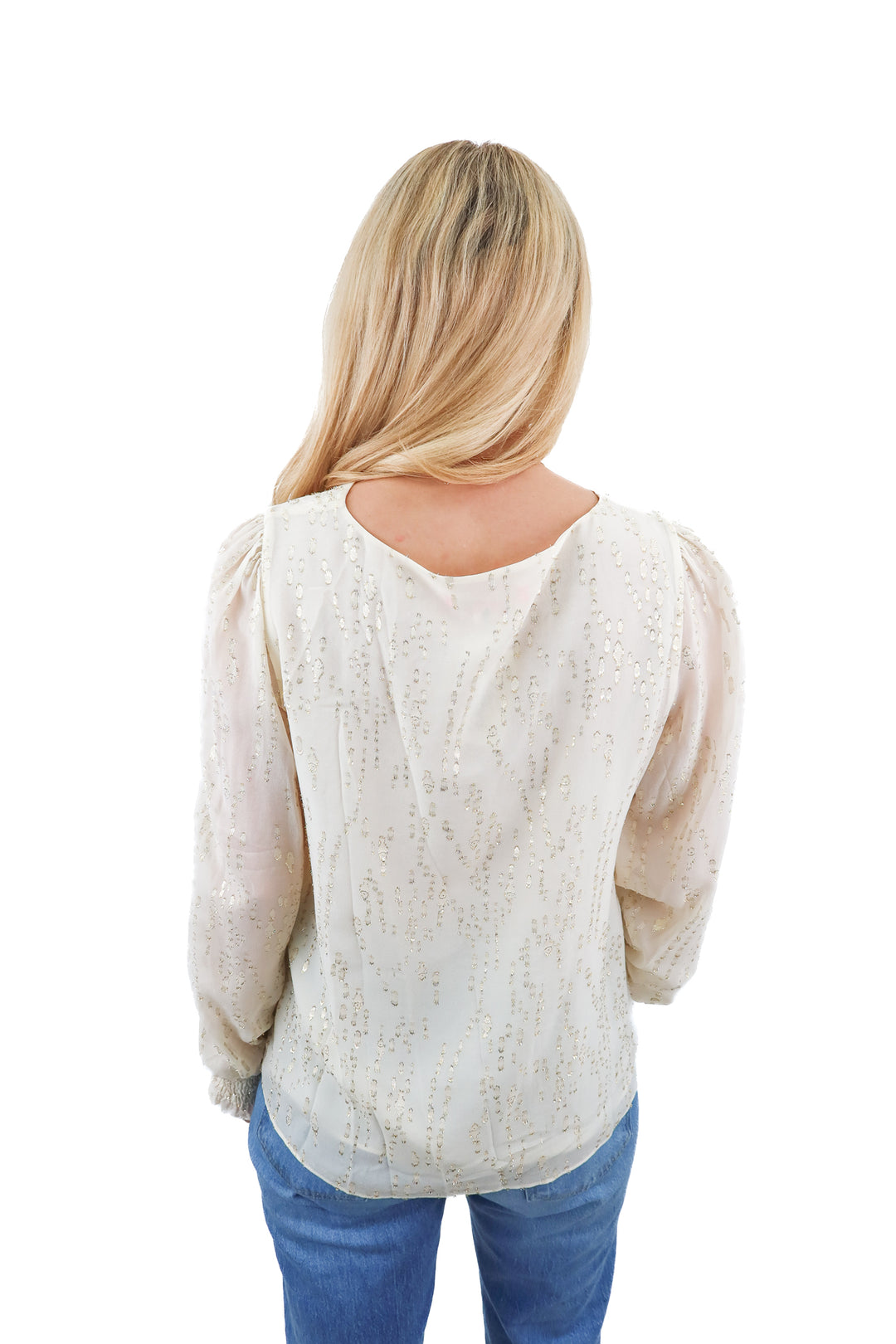 Lilly Pulitzer cream silk blouse (S; retail $198)