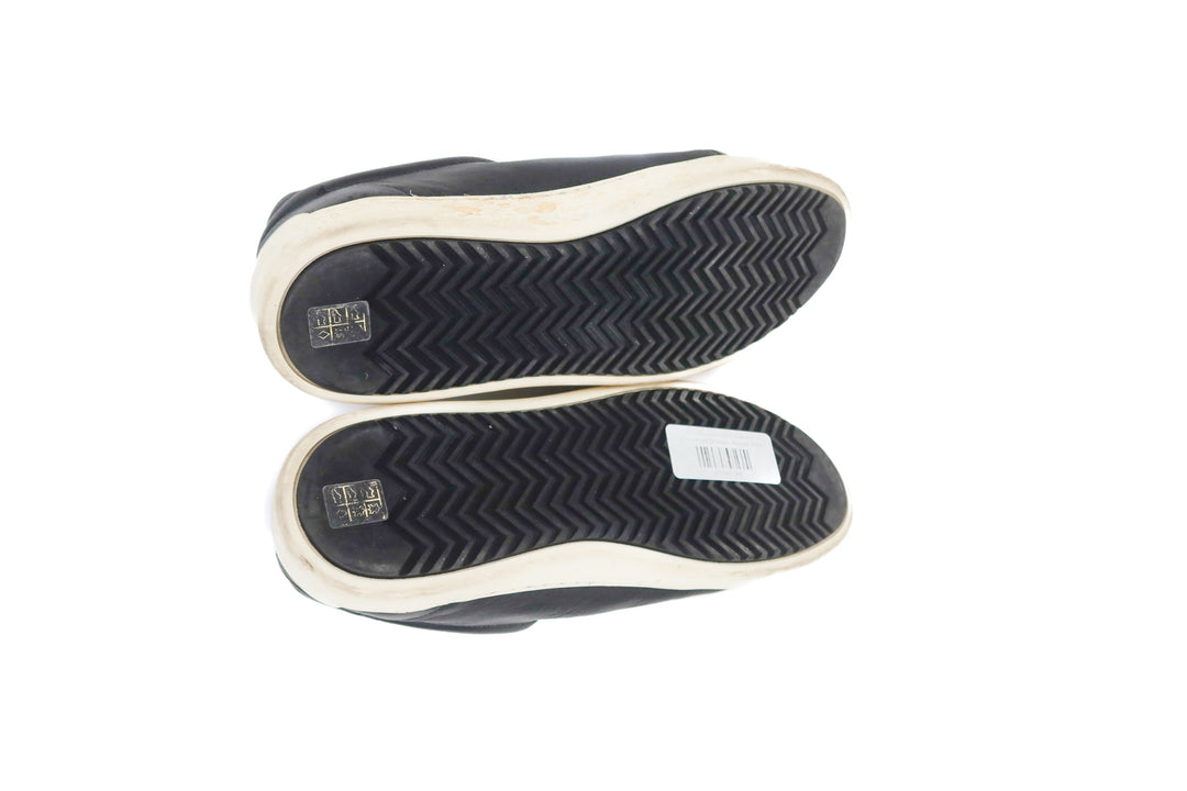 rag & bone black vegan leather sneakers (37.5)