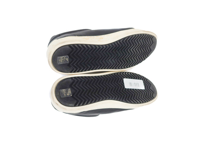 rag & bone black vegan leather sneakers (37.5)