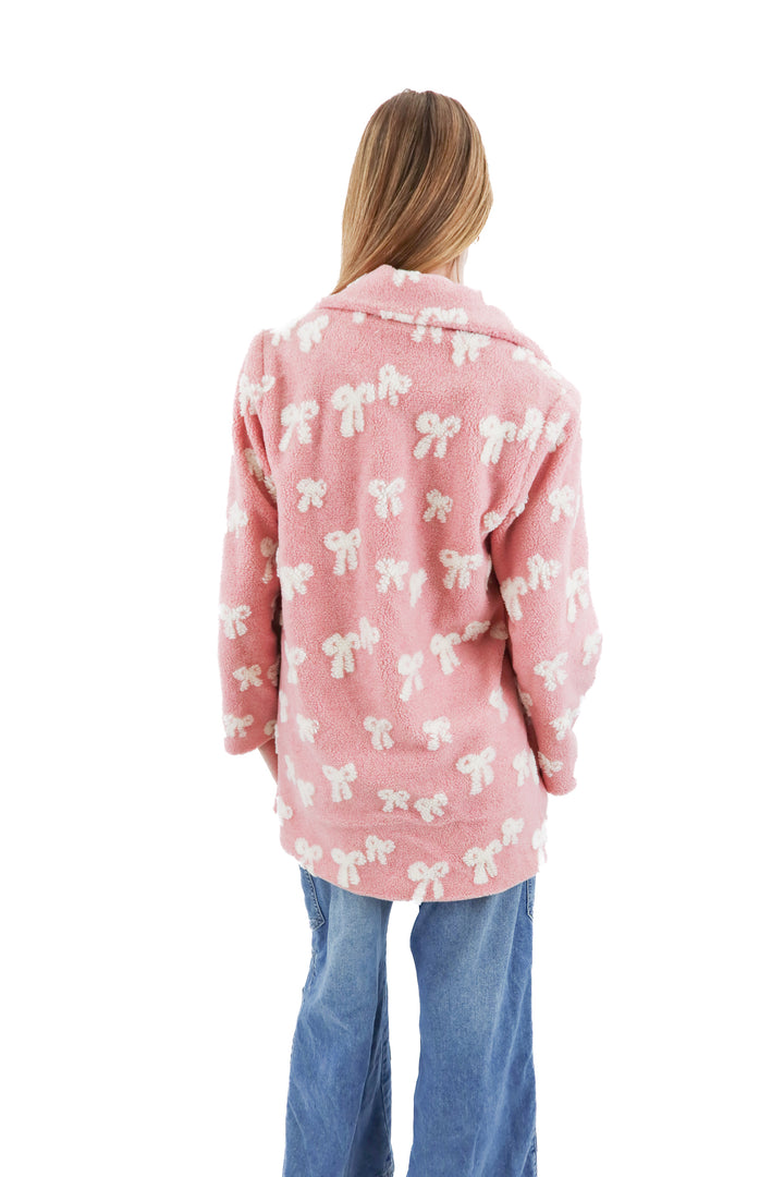 ivy city co pink bow jacket (s; $158)