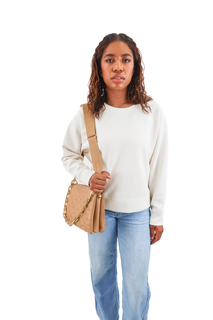 Louis Vuitton Coussin PM in Tan (retail $4,950)