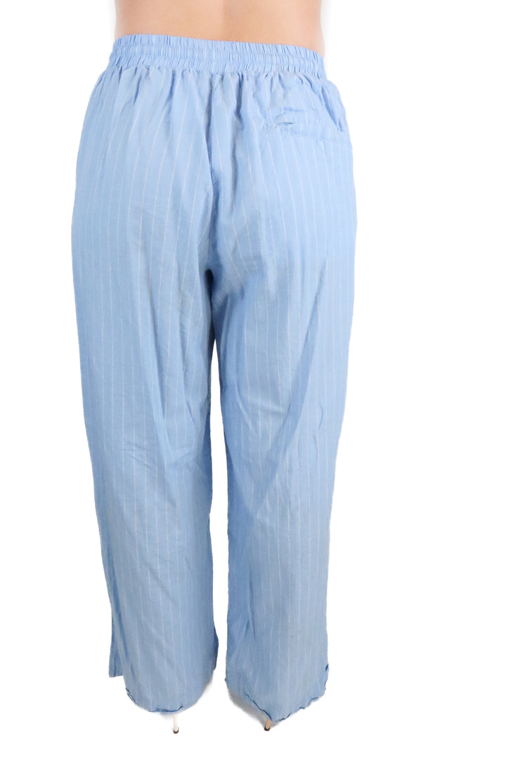 Elwood blue and white striped lounge pants (s; retail $99)