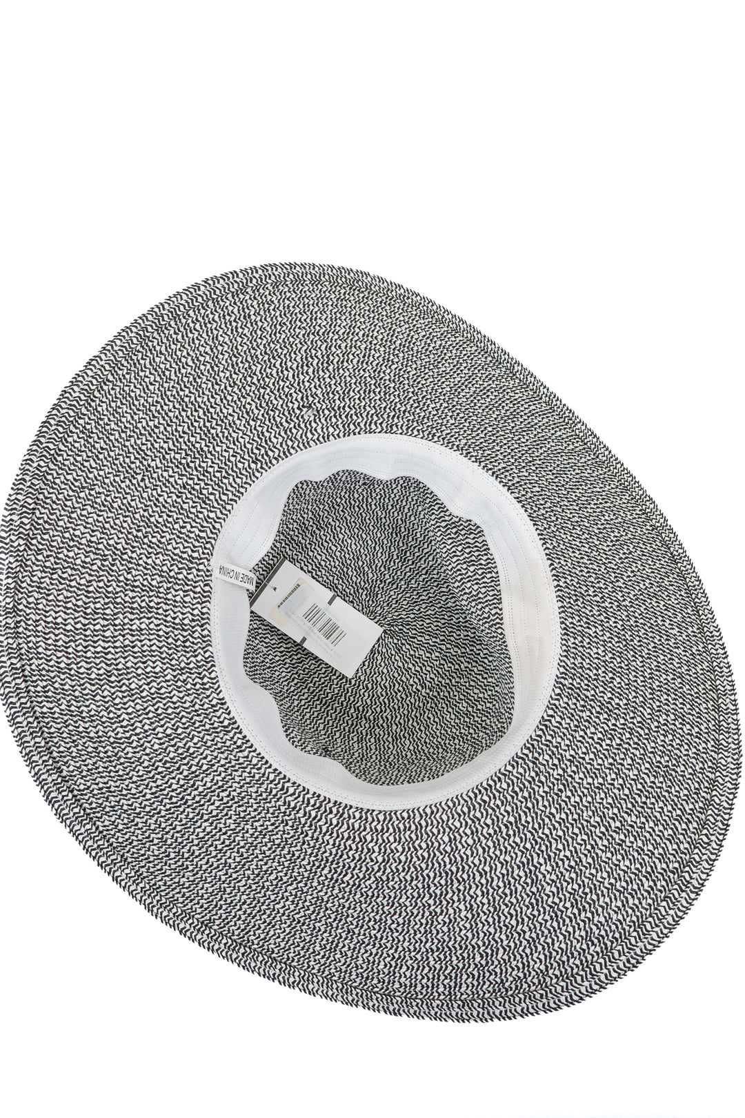 m.fredric black/white woven hat NWT (retail $28)