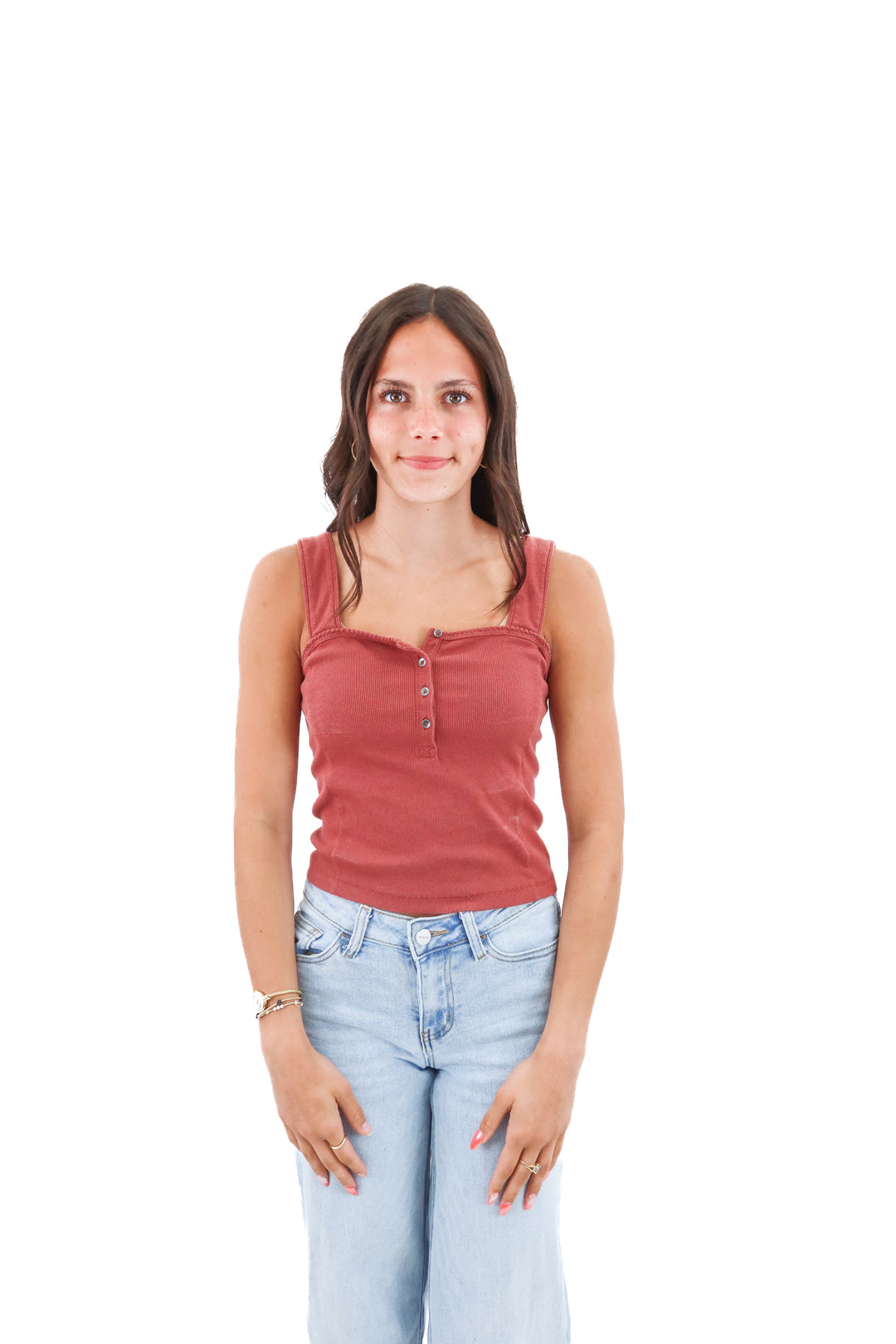 abercrombie & fitch rose tank (s; retail $40)