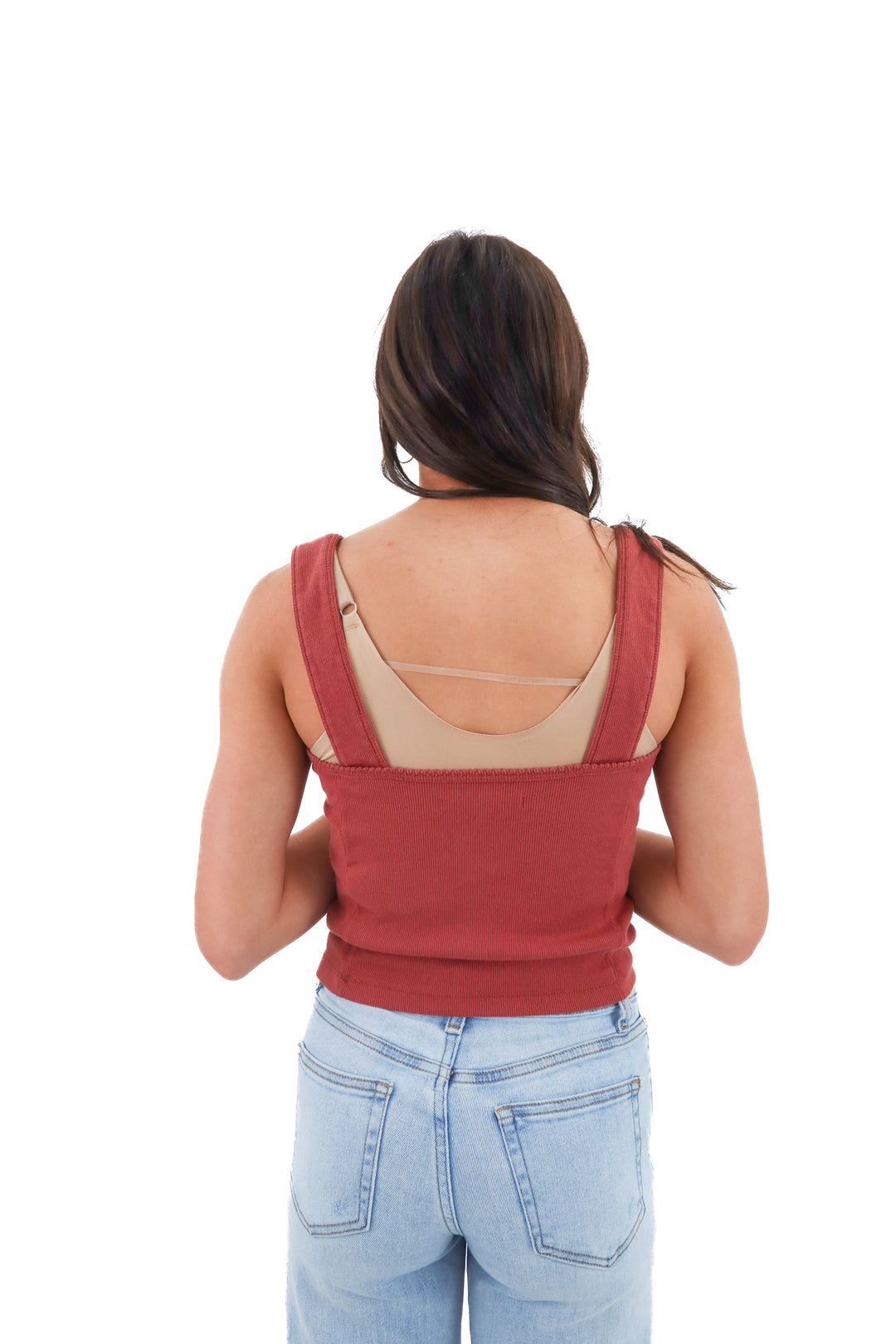 abercrombie & fitch rose tank (s; retail $40)