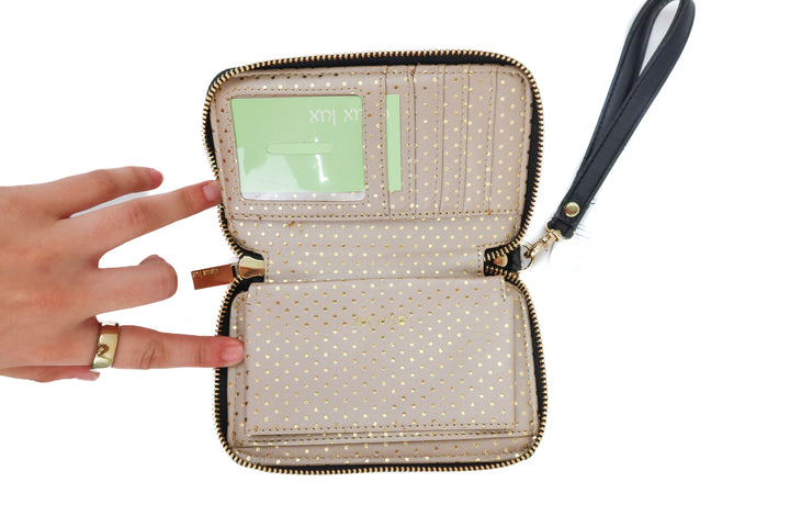 deux lux cheetah wallet NWT