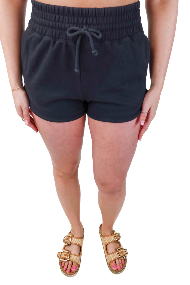 abercrombie & fitch black lounge shorts (s)