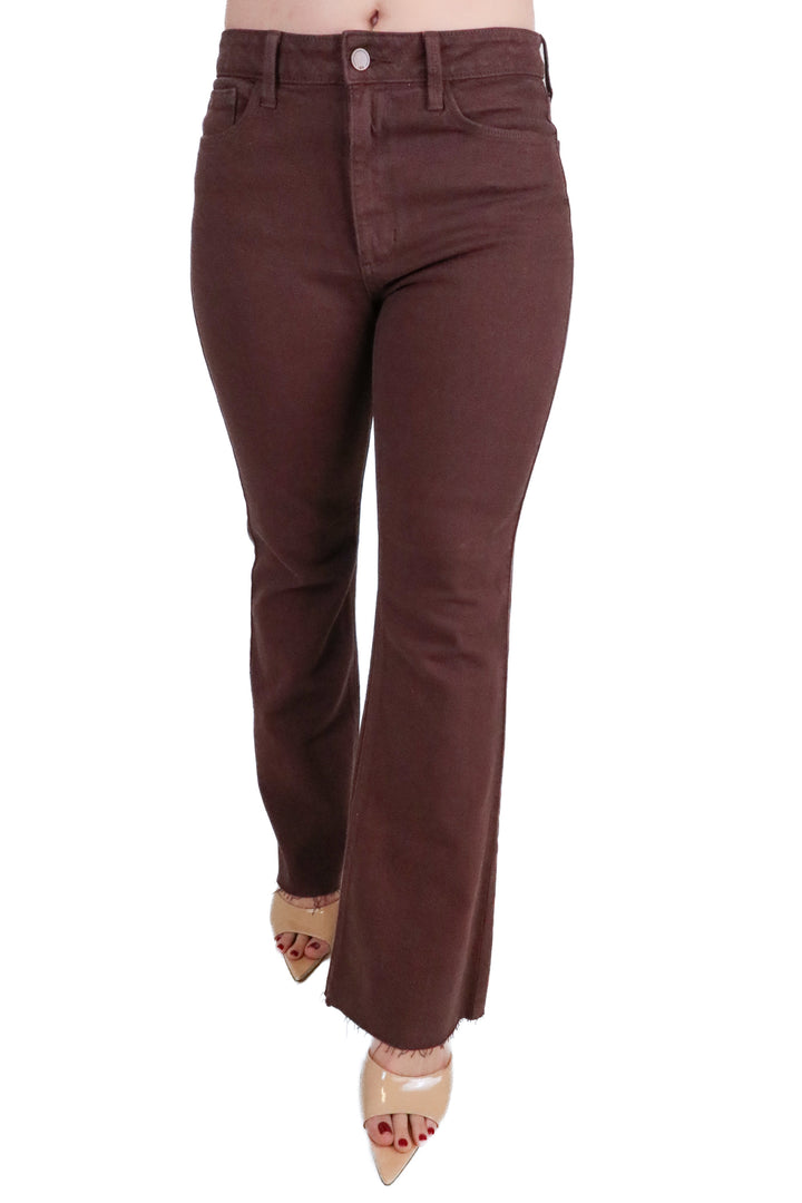 JBD brown wide leg jeans (29)
