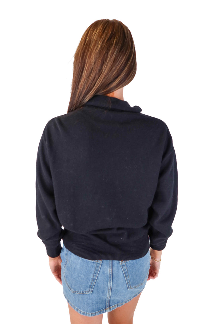 Aritzia wilfred black turtleneck sweater (s)