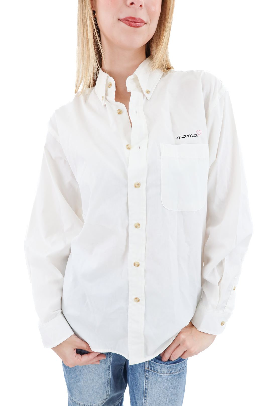 juju + stitch mama button down NWT (s; retail $98)