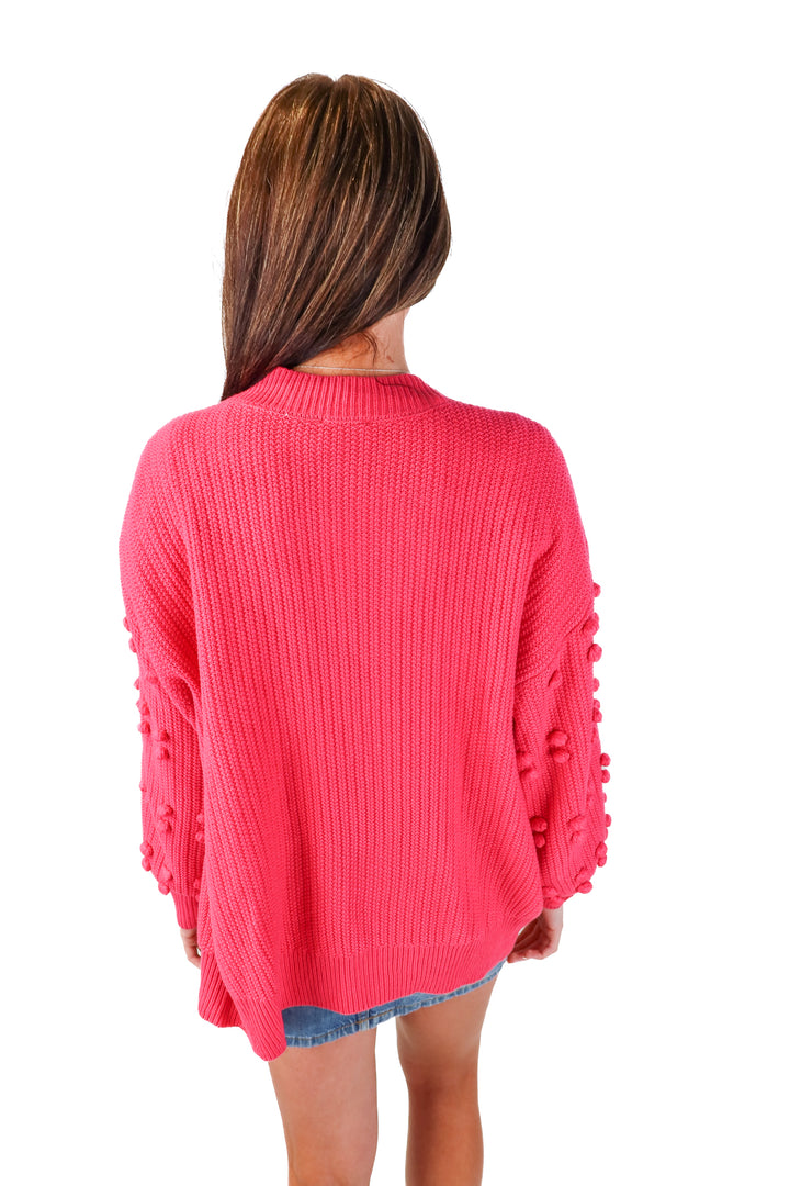 sugar lips pink cardigan NWT (s)