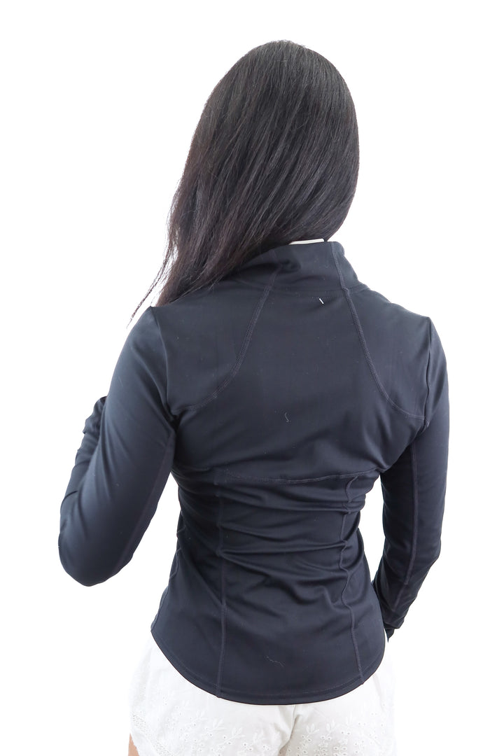Fabletic black active zip jacket (S)