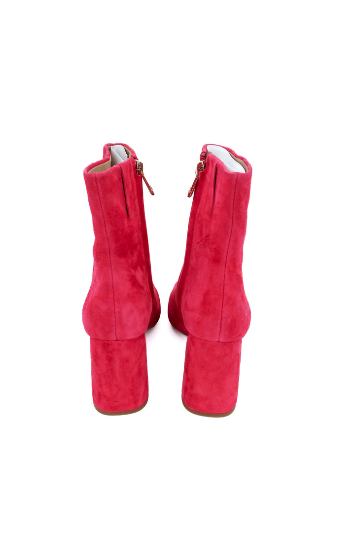 sam edelman pink suede booties NWOT (8.5)