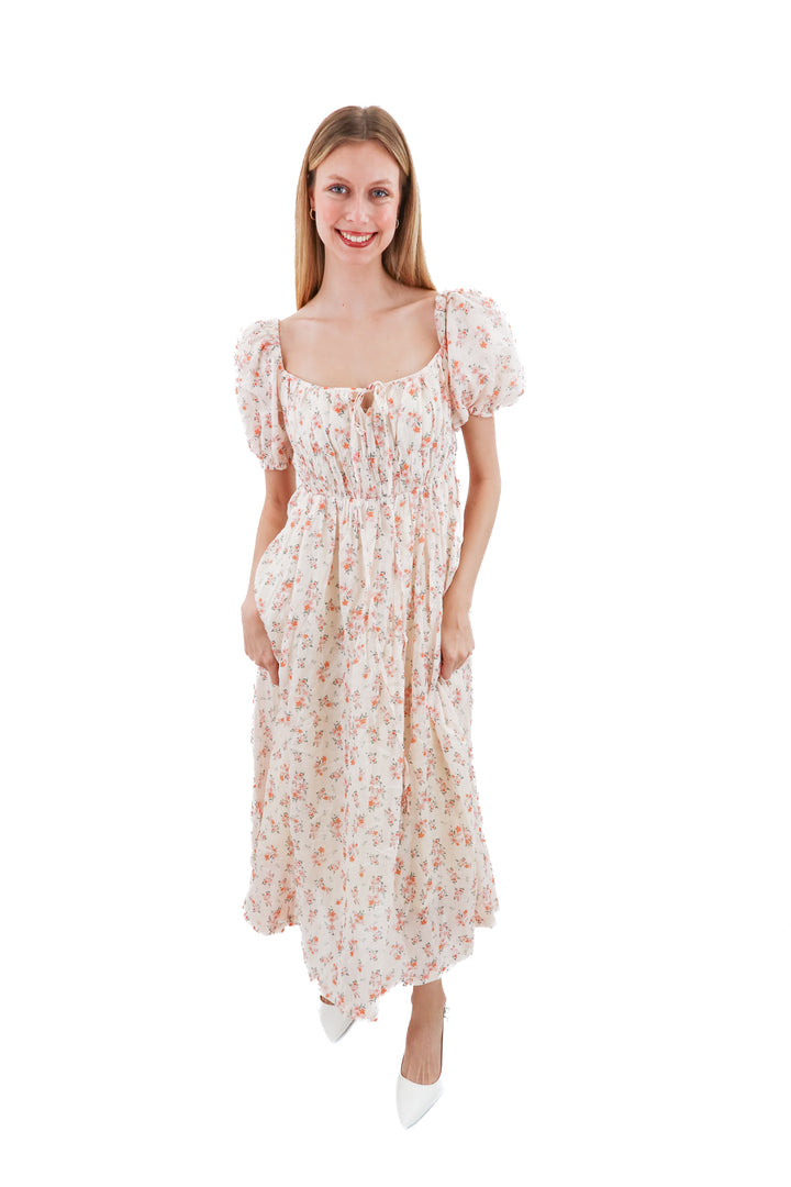 comfort first classy always floral linen dress NWT (s)