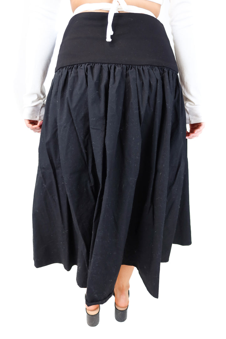 lovers and friends black midi skirt (s; retail $138)