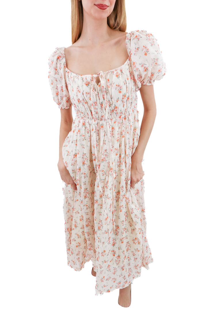 comfort first classy always floral linen dress NWT (s)