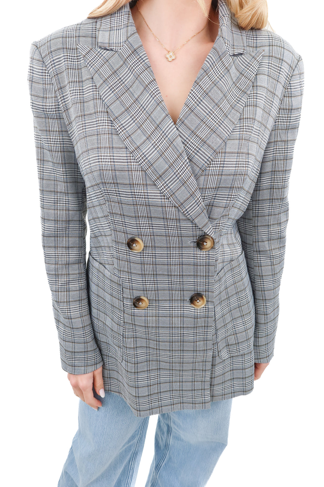 Petal and Pup plaid blazer (6; retail $74)