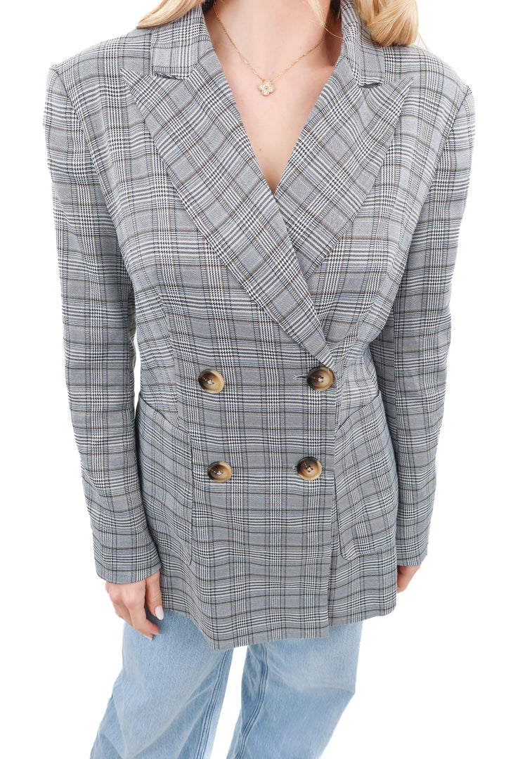 Petal and Pup plaid blazer (6; retail $74)